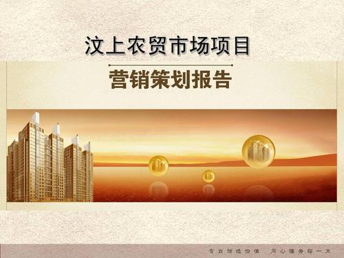 汶上農(nóng)貿(mào)市場全程整合營銷策劃報(bào)告ppt